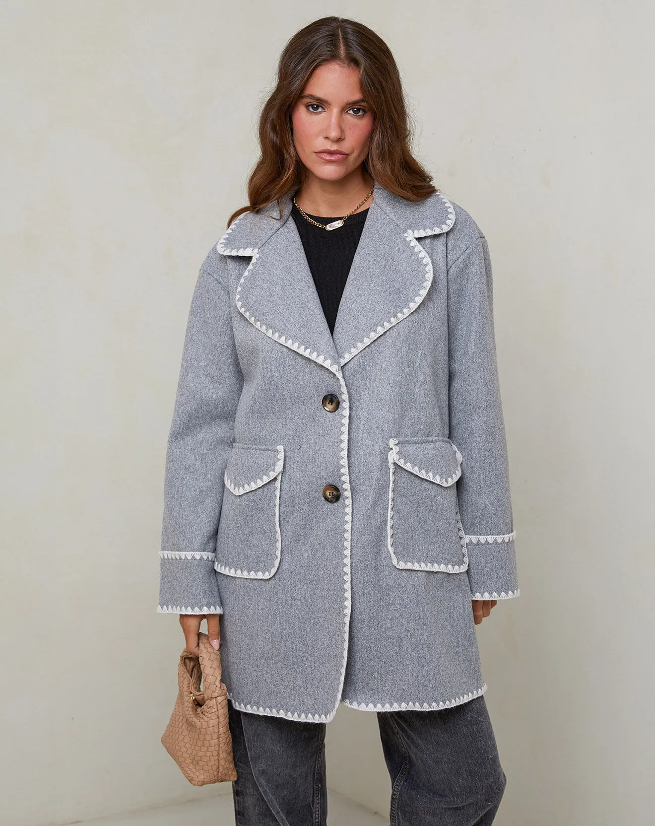 Manteau Zoé gris