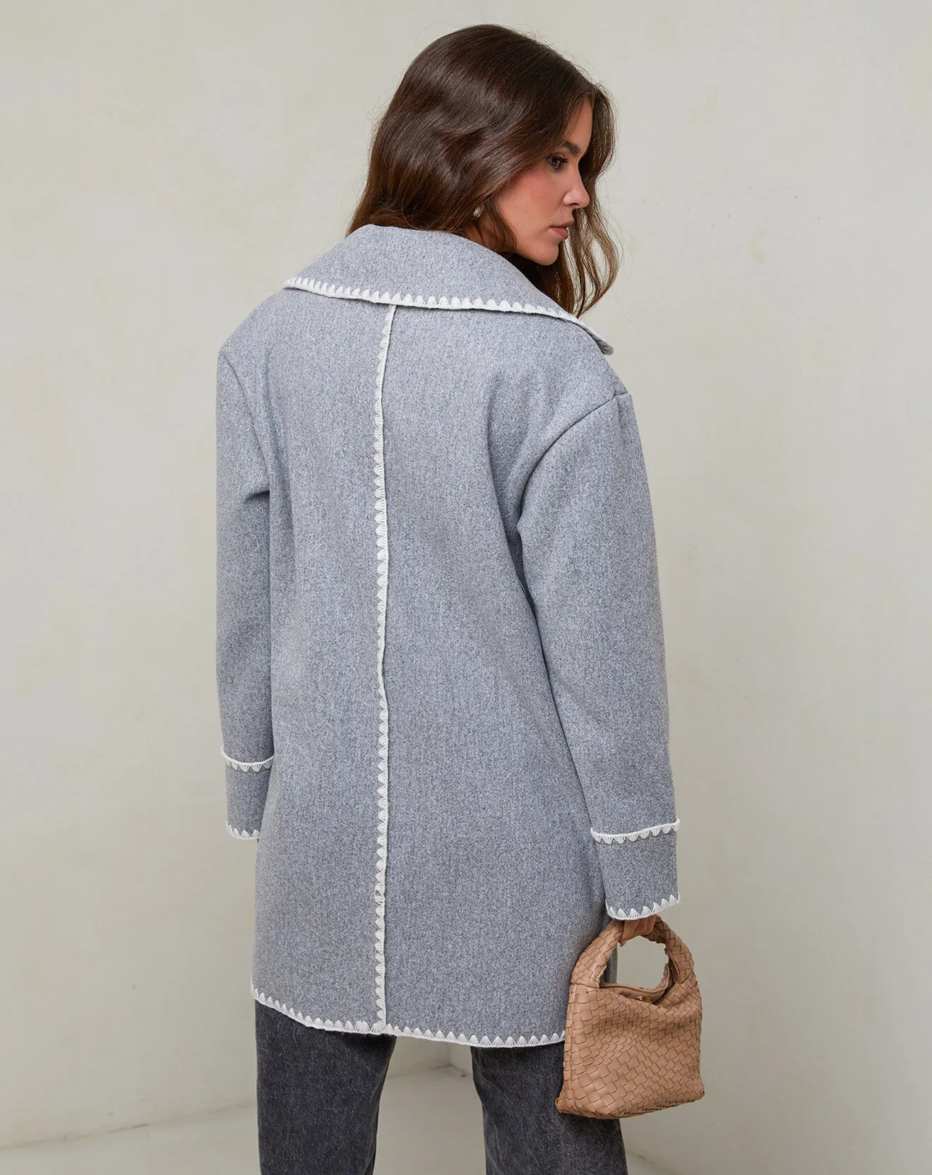 Manteau Zoé gris