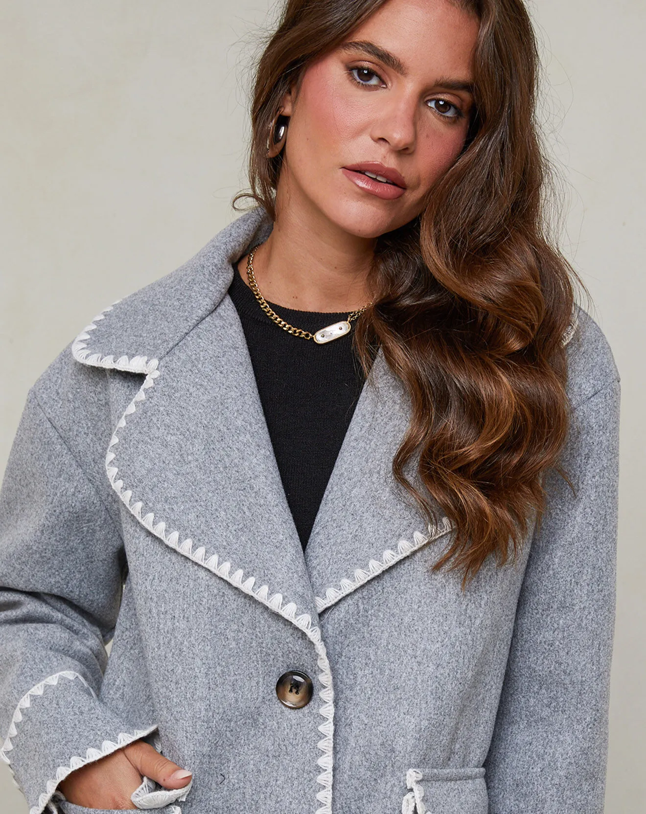 Manteau Zoé gris