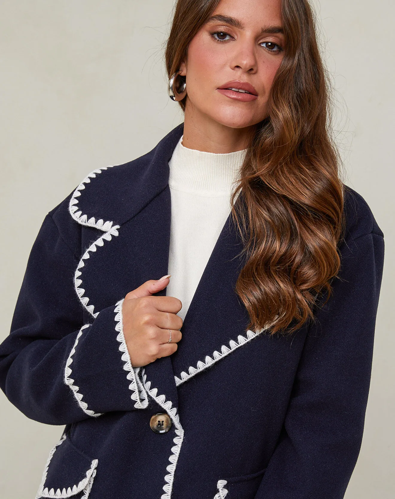 Manteau Zoé marine