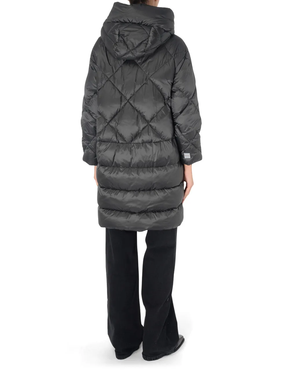 Max Mara Parka Le Cube Trefe imperméable noir