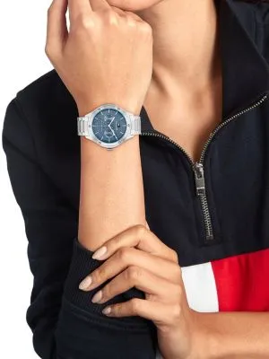 Montre en acier inoxydable bleu glacier | Argent | Tommy Hilfiger