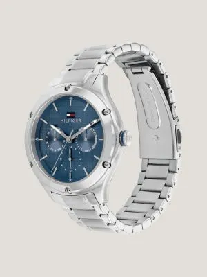 Montre en acier inoxydable bleu glacier | Argent | Tommy Hilfiger