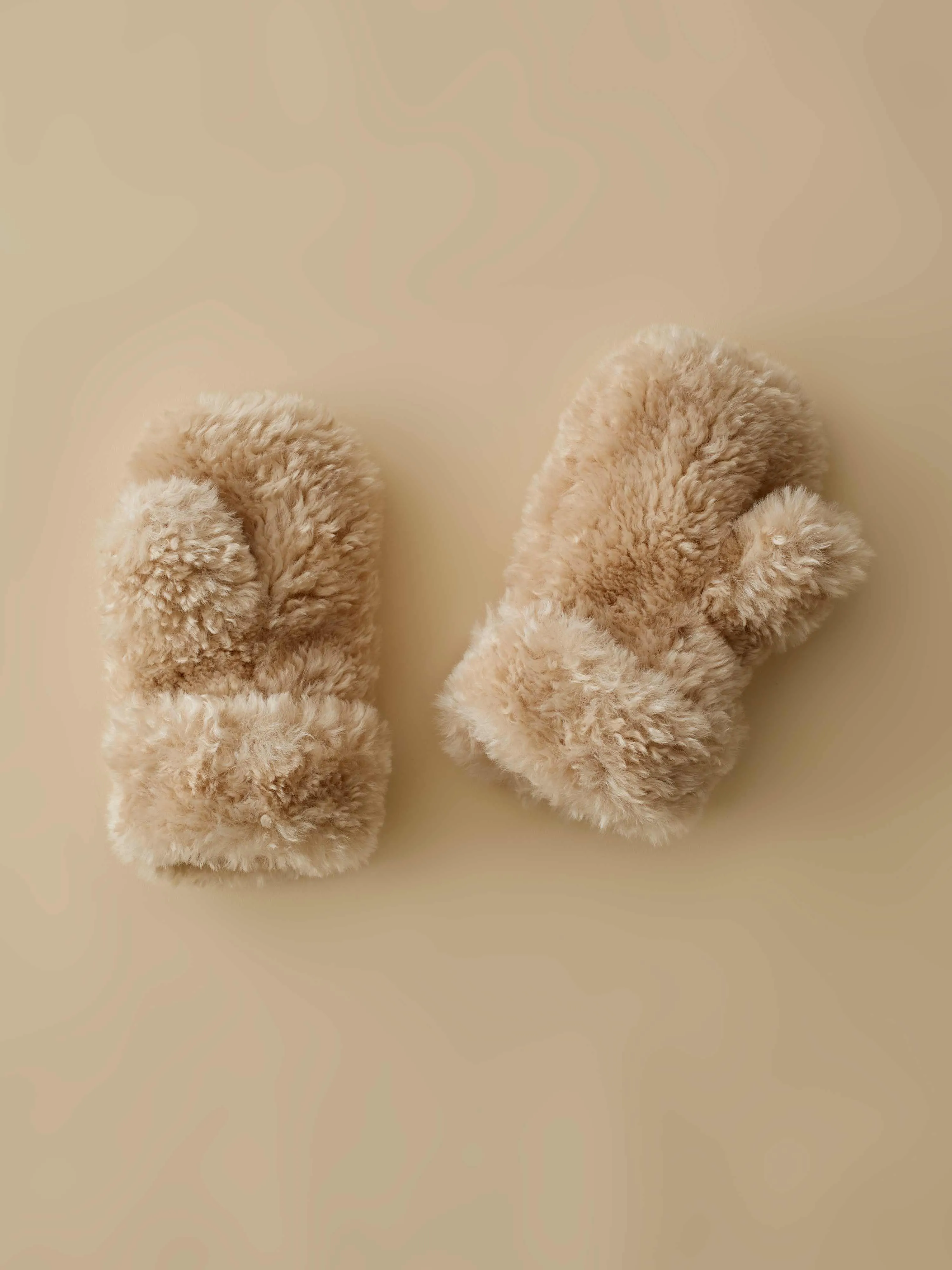 Moufles Teddy Bear beige