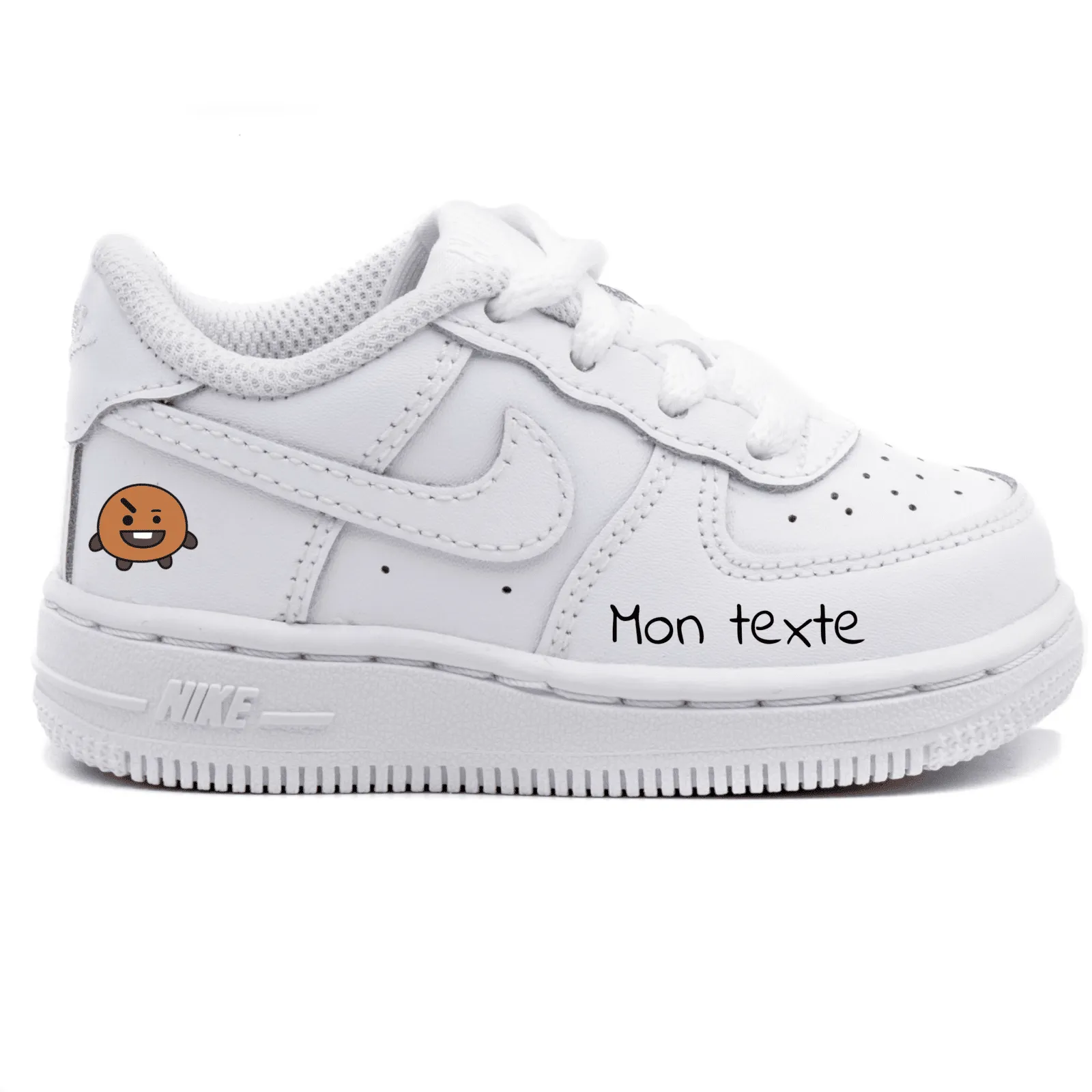 Nike Air Force 1 Blanche Sticker Shooky - Shoozy