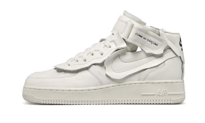 Nike Air Force 1 Mid Comme Des Garcons White