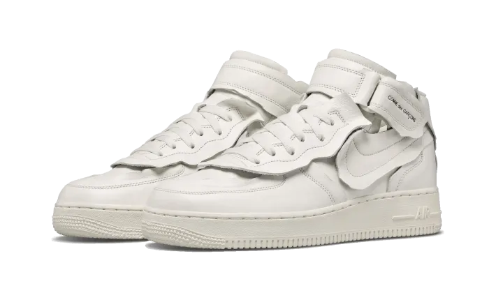 Nike Air Force 1 Mid Comme Des Garcons White