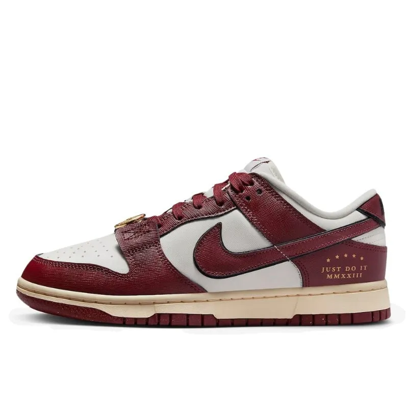 Nike Dunk Low SE Just Do It Sail Team Red