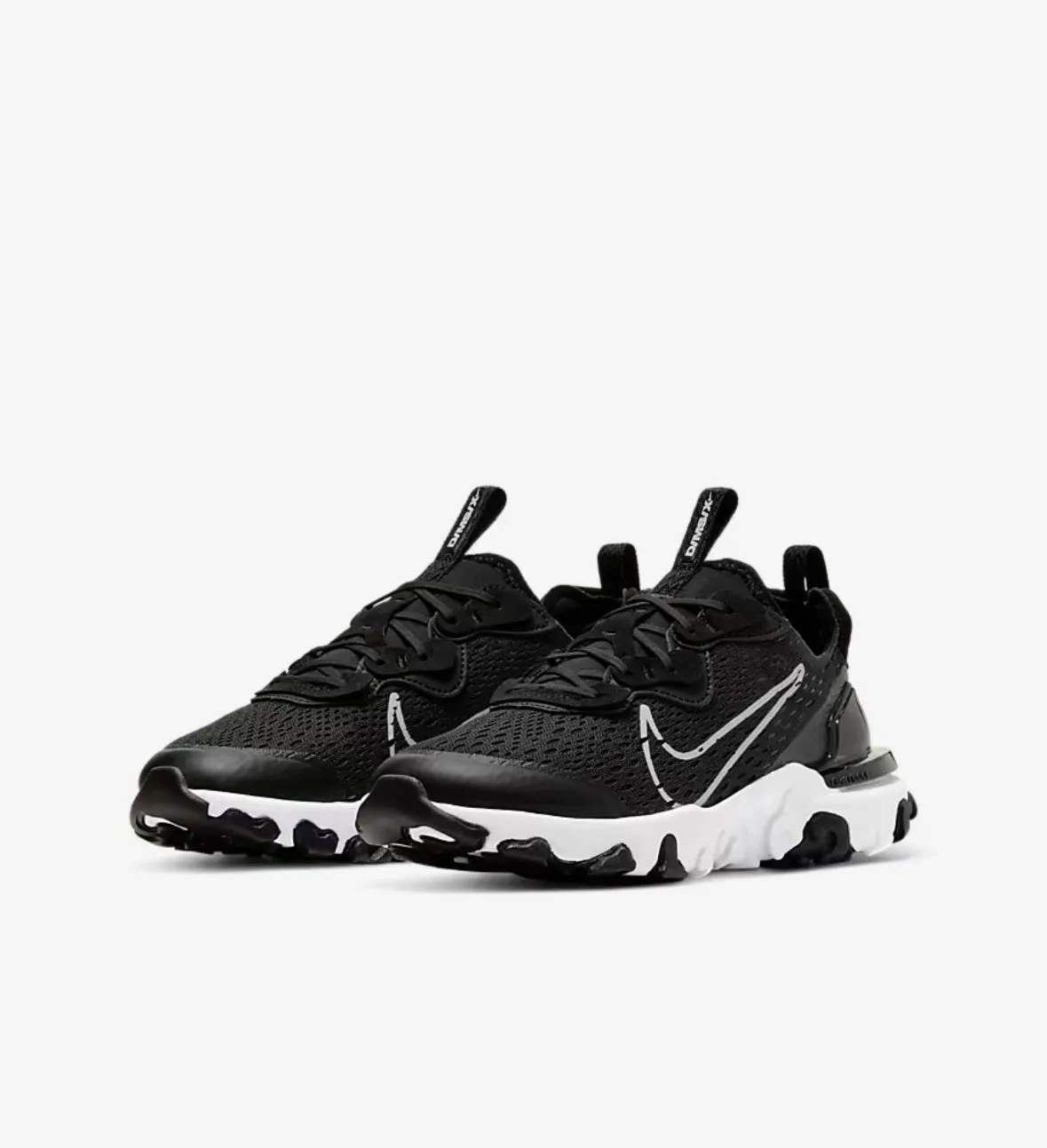 Nike React Vision Junior Noir/blanc