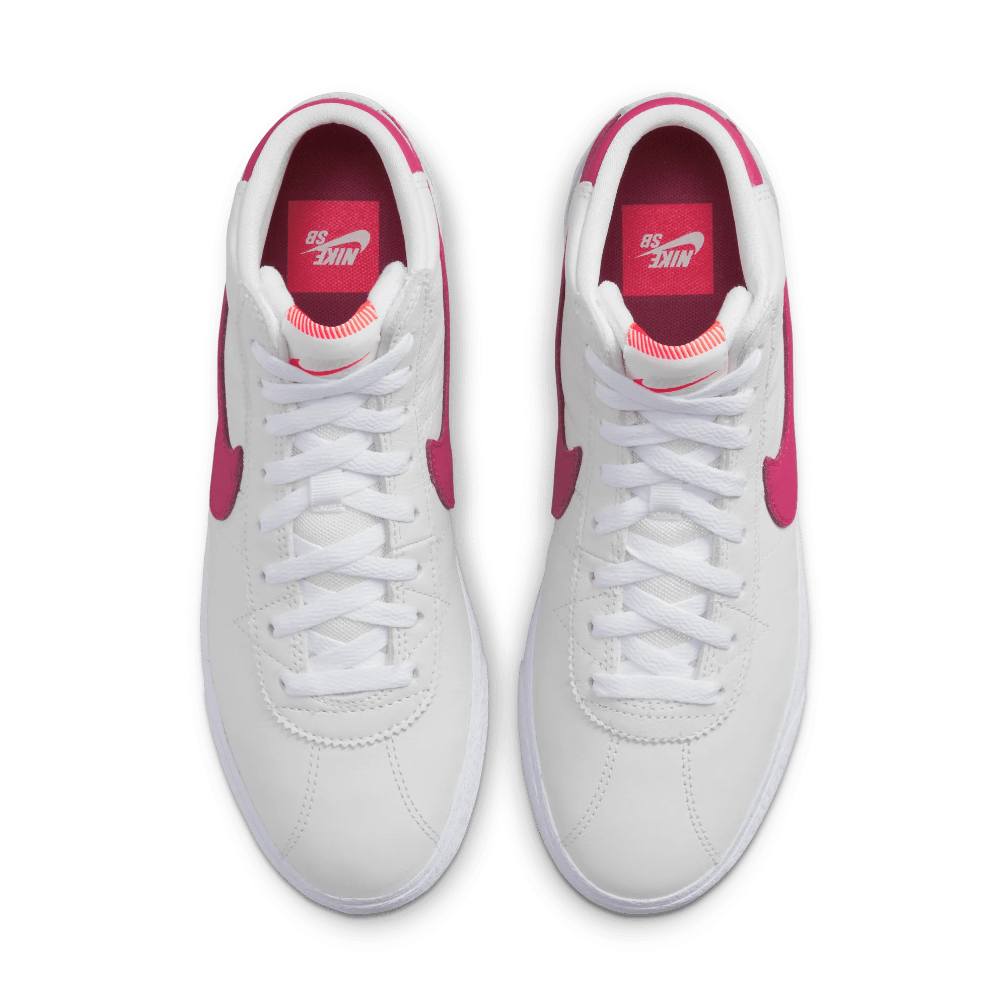 Nike SB Bruin High ISO white sweet beet