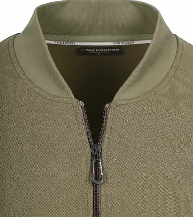 No Excess Cardigan Vert Olive N1006-186 commander en ligne | 