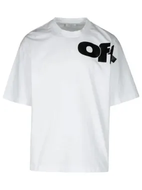 Off-White Shared' White Cotton T-Shirt White