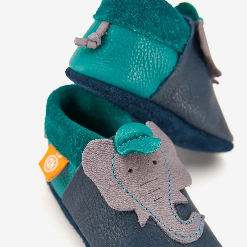 Orangenkinder Chaussons léphant