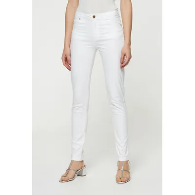 Pantalon blanc - slim taille haute - Best Mountain