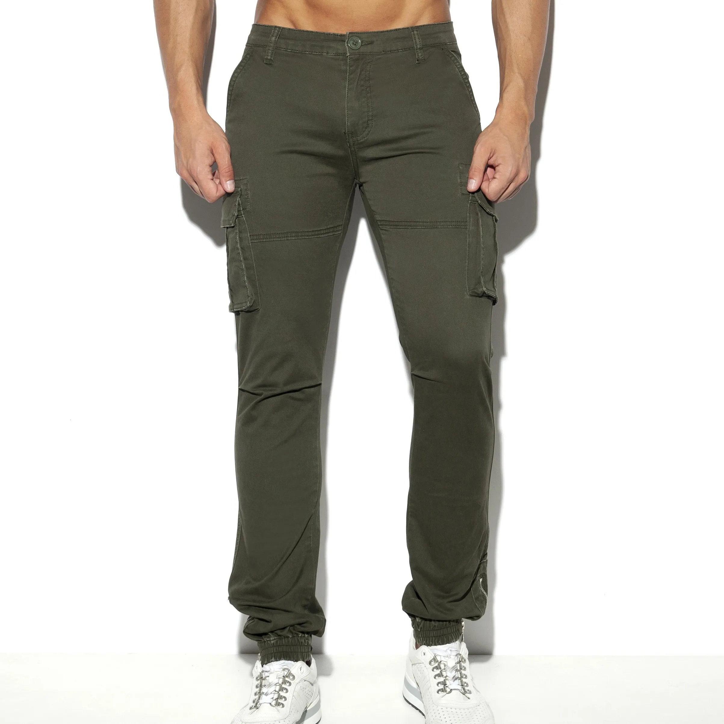 Pantalon Cargo - kaki - ES collection : vente pantalons sportwear E...