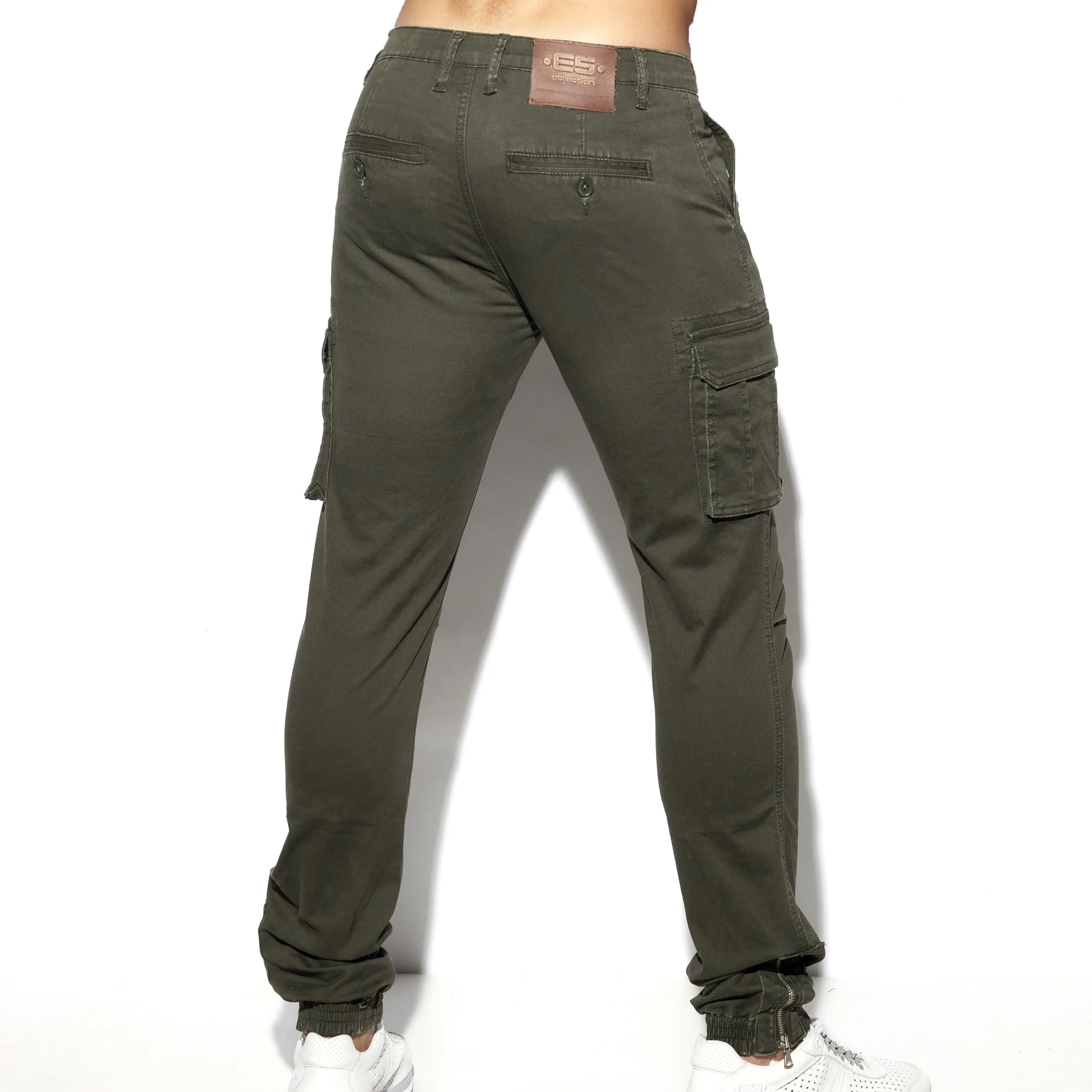 Pantalon Cargo - kaki - ES collection : vente pantalons sportwear E...