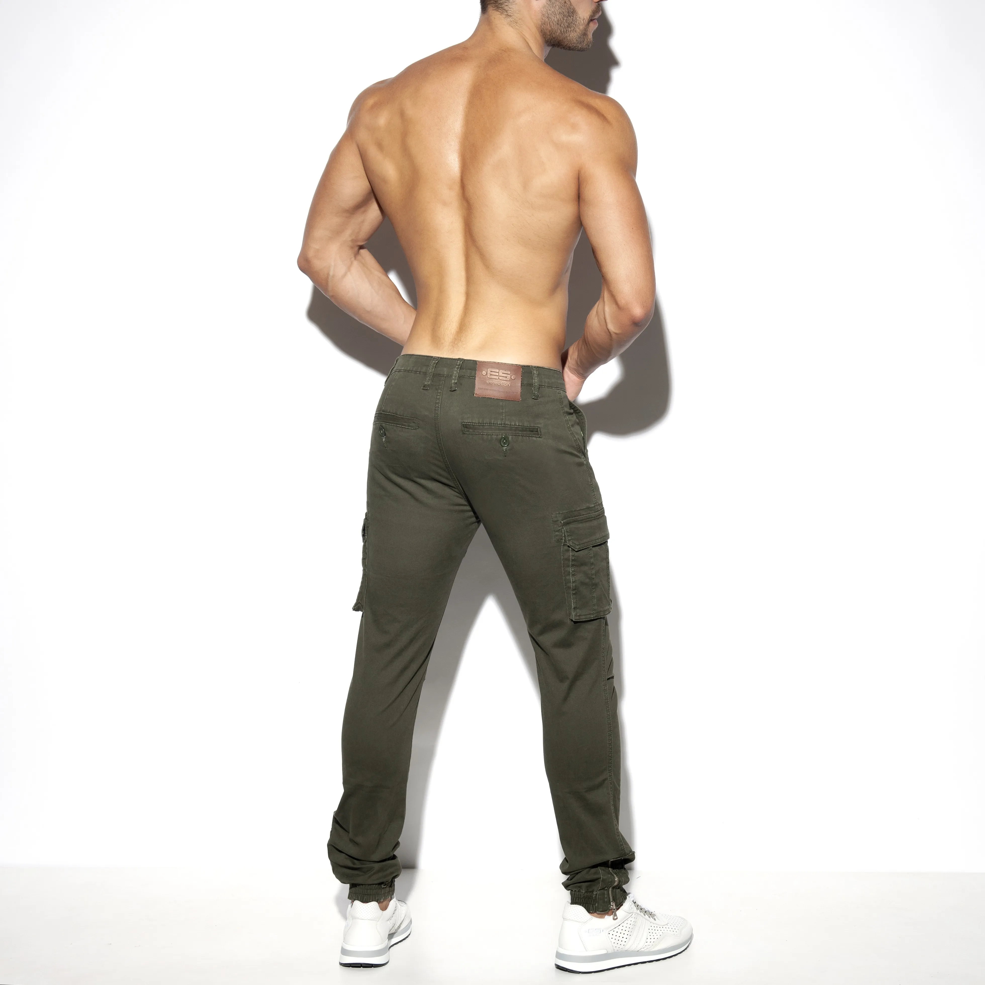 Pantalon Cargo - kaki - ES collection : vente pantalons sportwear E...