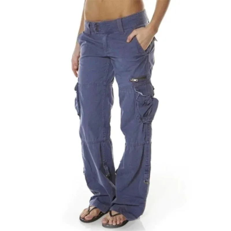 Pantalon cargo pour femmes avec poches