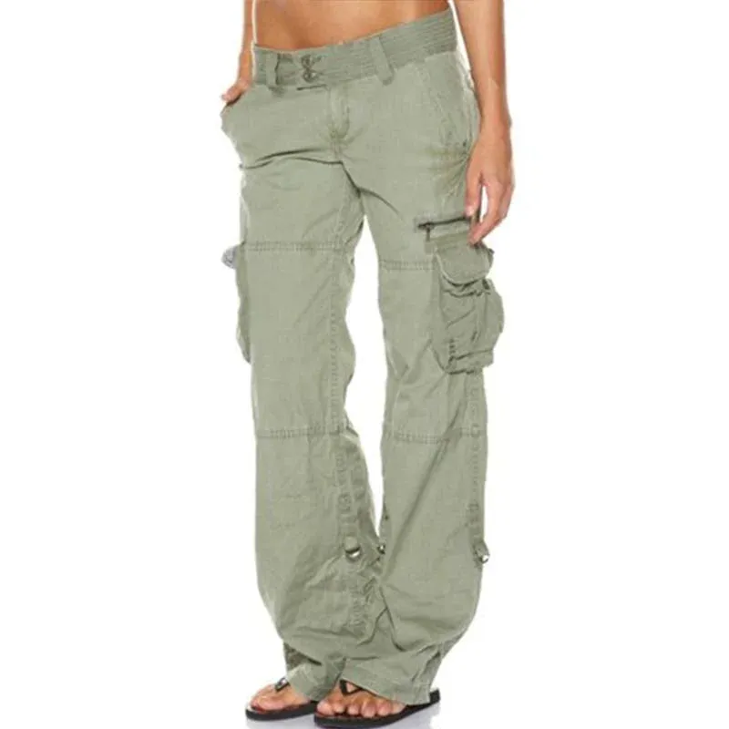 Pantalon cargo pour femmes avec poches