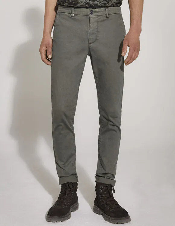 Pantalon chino slim - Sauge - IKKS MEN