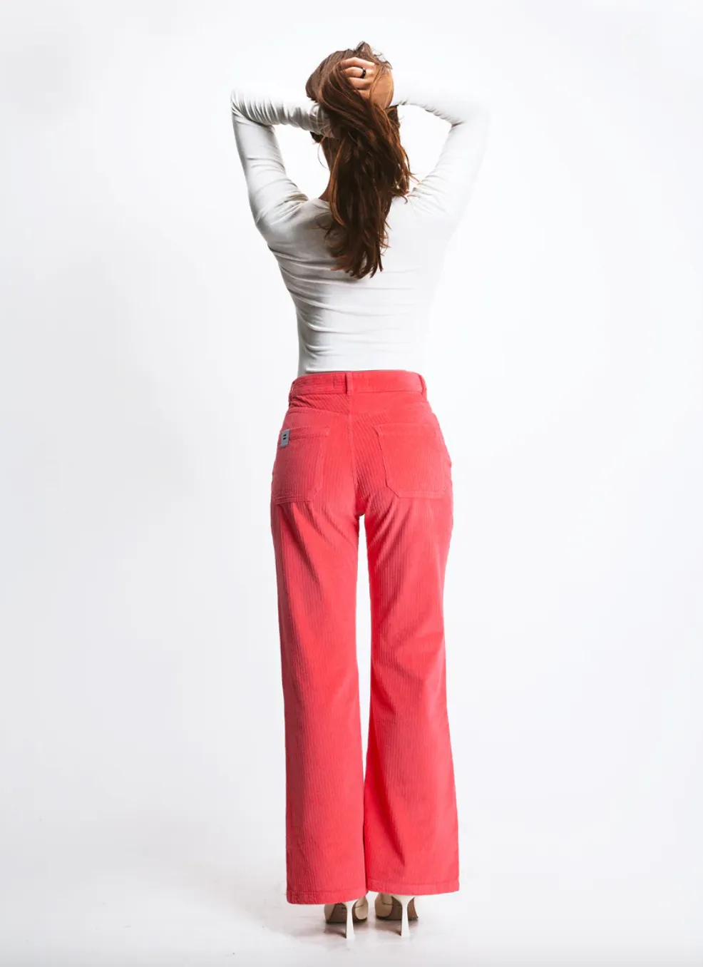 Pantalon flare fuchsia - M/38