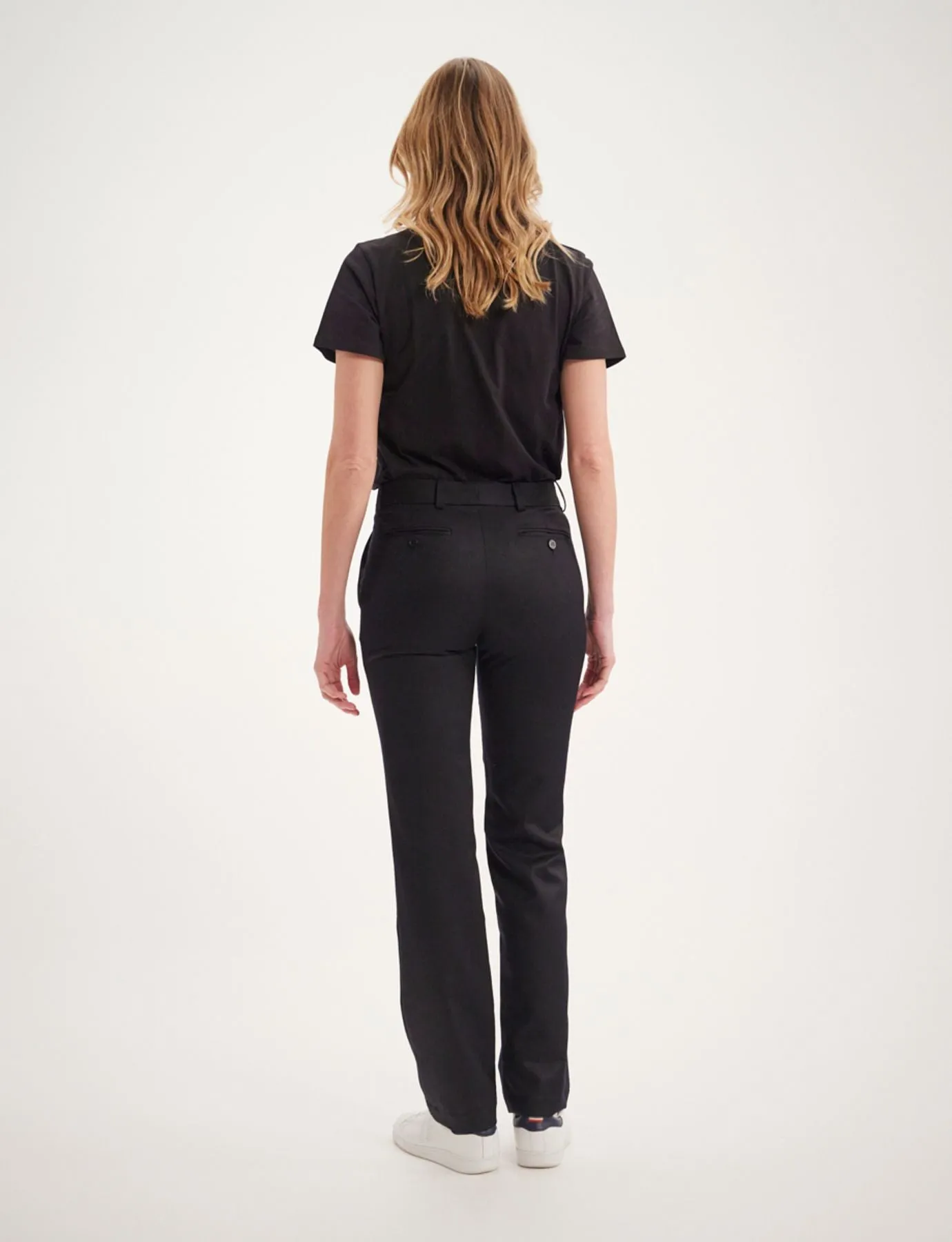 Pantalon Francisco bleu marine laine