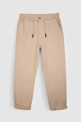 Pantalon P-YORK CANVAS BEIGE