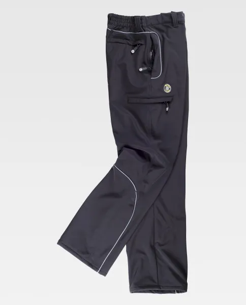 Pantalon Workshell avec Biais Réfléchissants | Confort et Performance