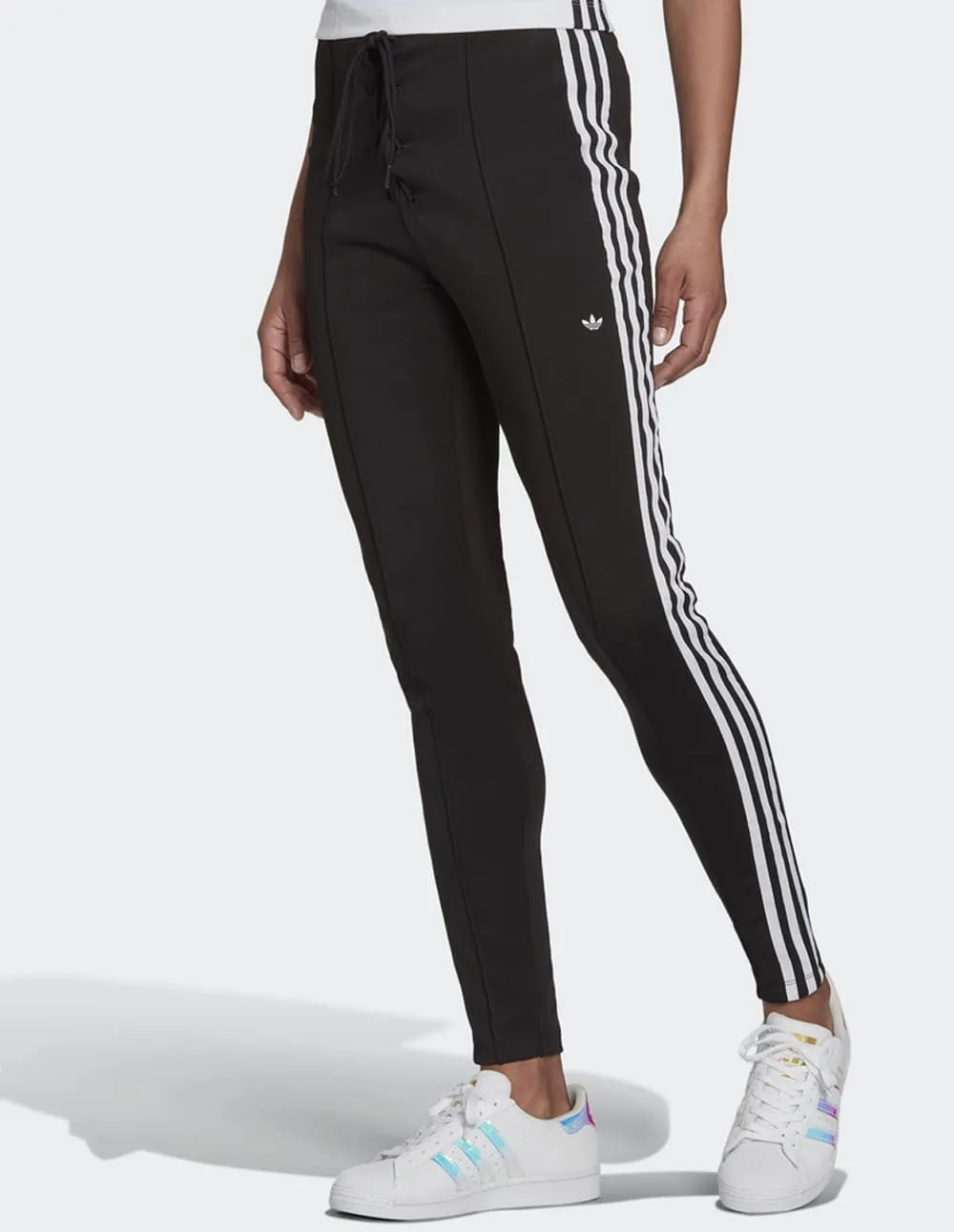 Pantalón adidas Negro de Tiro Alto Mujer