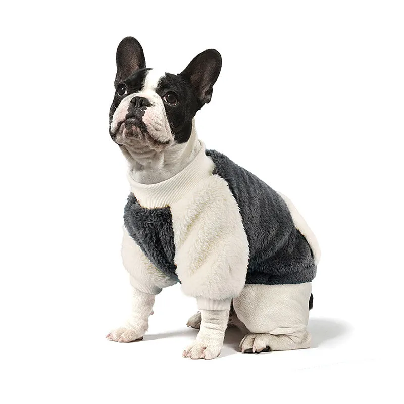 PawComfort - Manteau réversible doublé de polaire pour chien | Chaud et double face pour l'hiver