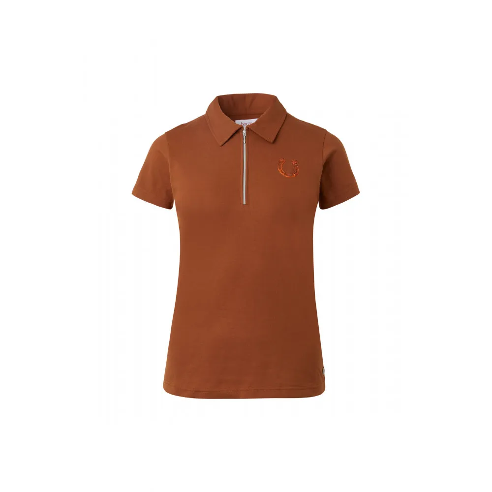 Polo Amy coton extensible femme - Horze