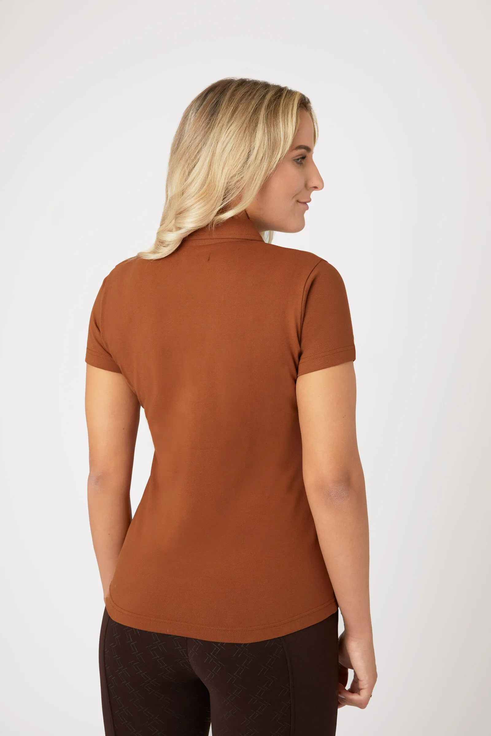 Polo Amy coton extensible femme - Horze