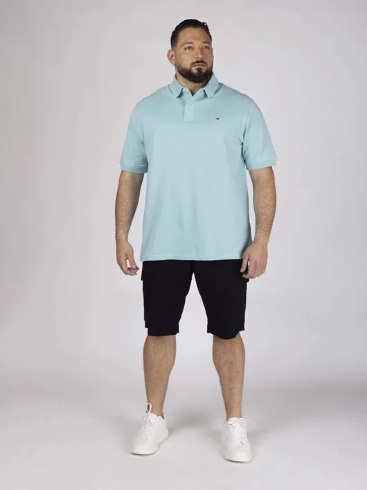 Polo Bleu Aqua Tommy Hilfiger Grande Taille bleu aqua homme grande taille - Capelstore