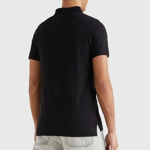 Polo noir Tommy Hilfiger pour homme