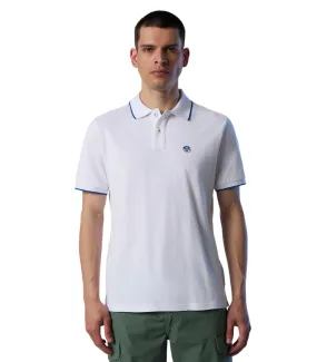 Polo North Sails Homme SS Polo With Graphic White