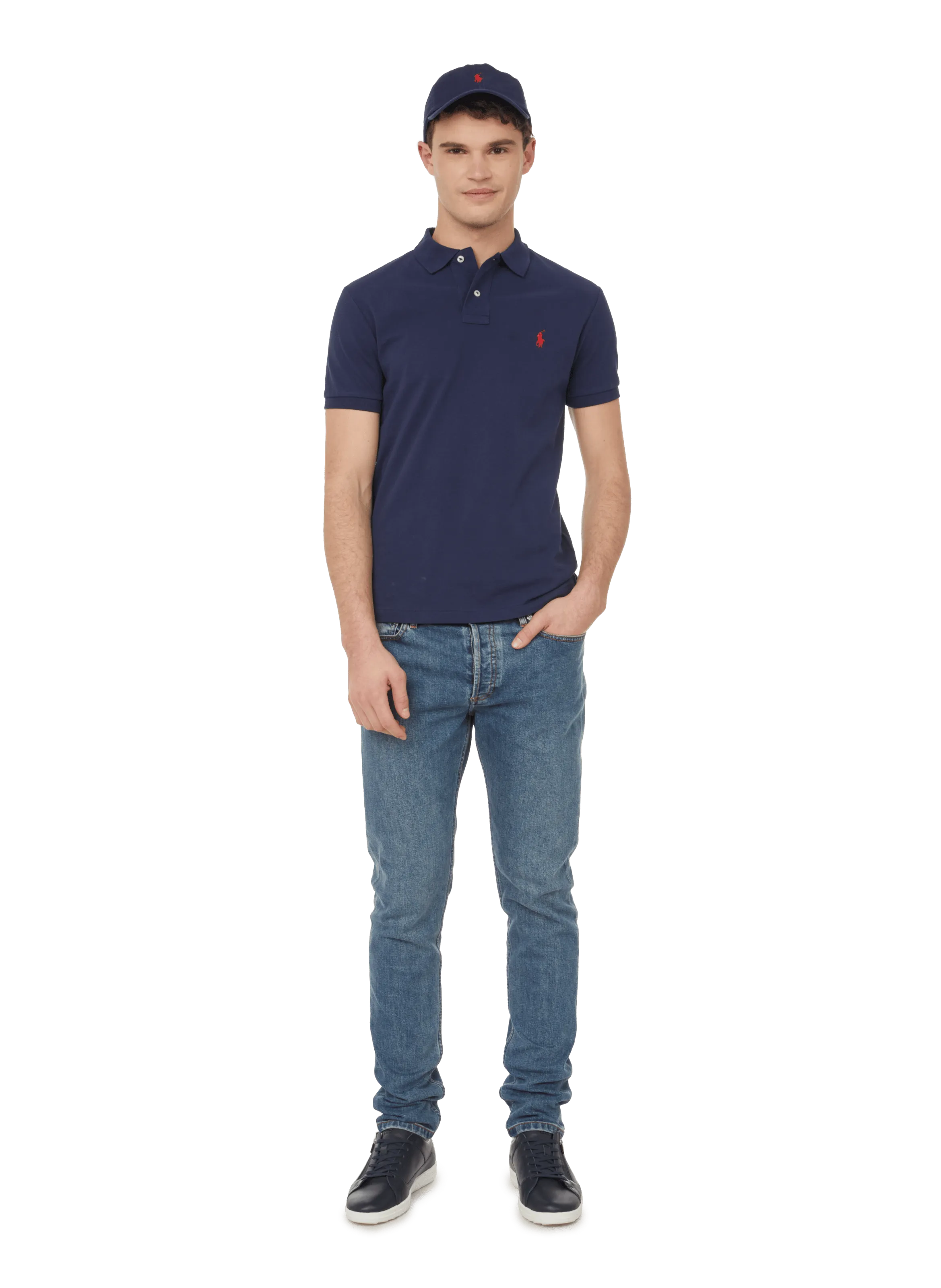 POLO SLIM EN COTON - POLO RALPH LAUREN pour HOMME | Printemps