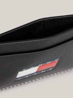 Porte-cartes Heritage en cuir | Noir | Tommy Hilfiger