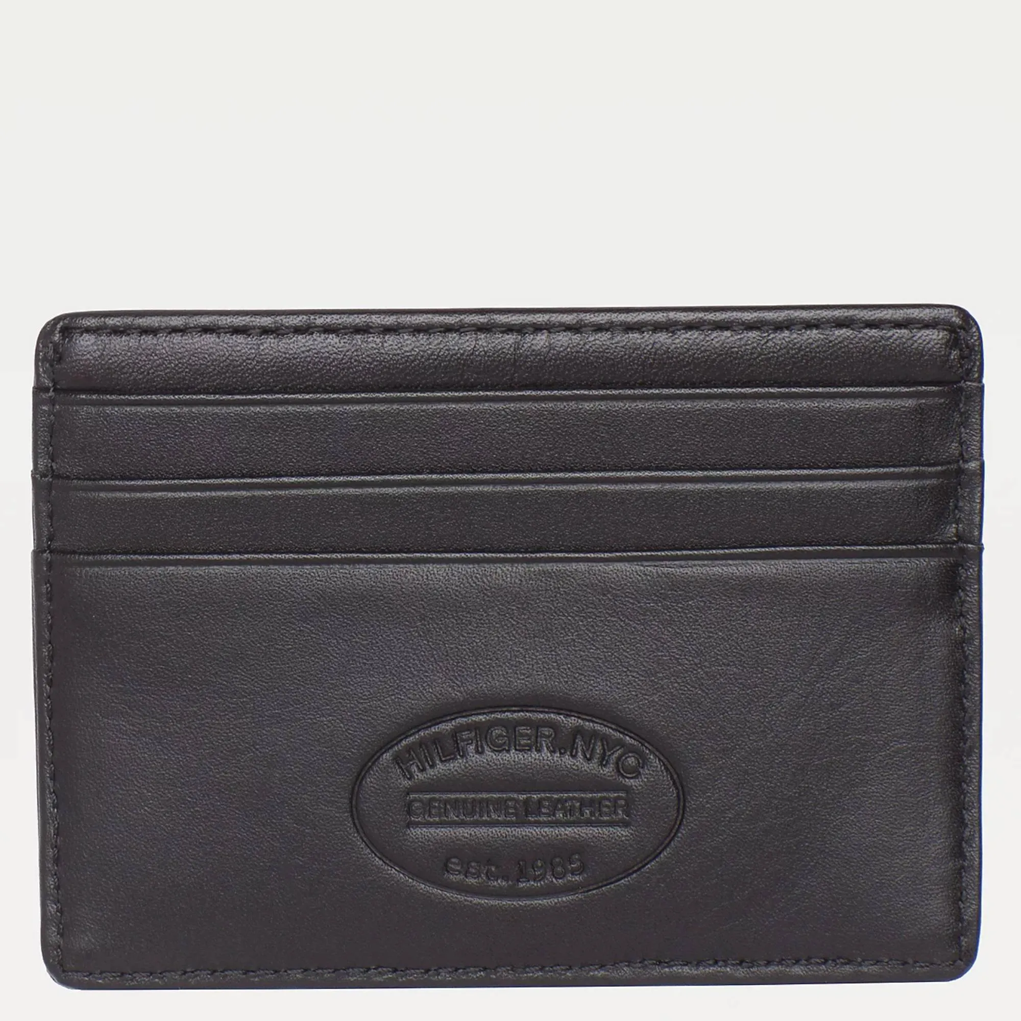 Porte-cartes plat Tommy Hilfiger Eton cuir AM0AM00653