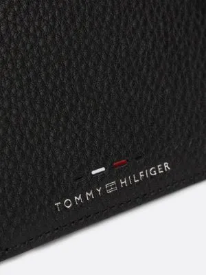 Porte-monnaie Premium Leather | Noir | Tommy Hilfiger