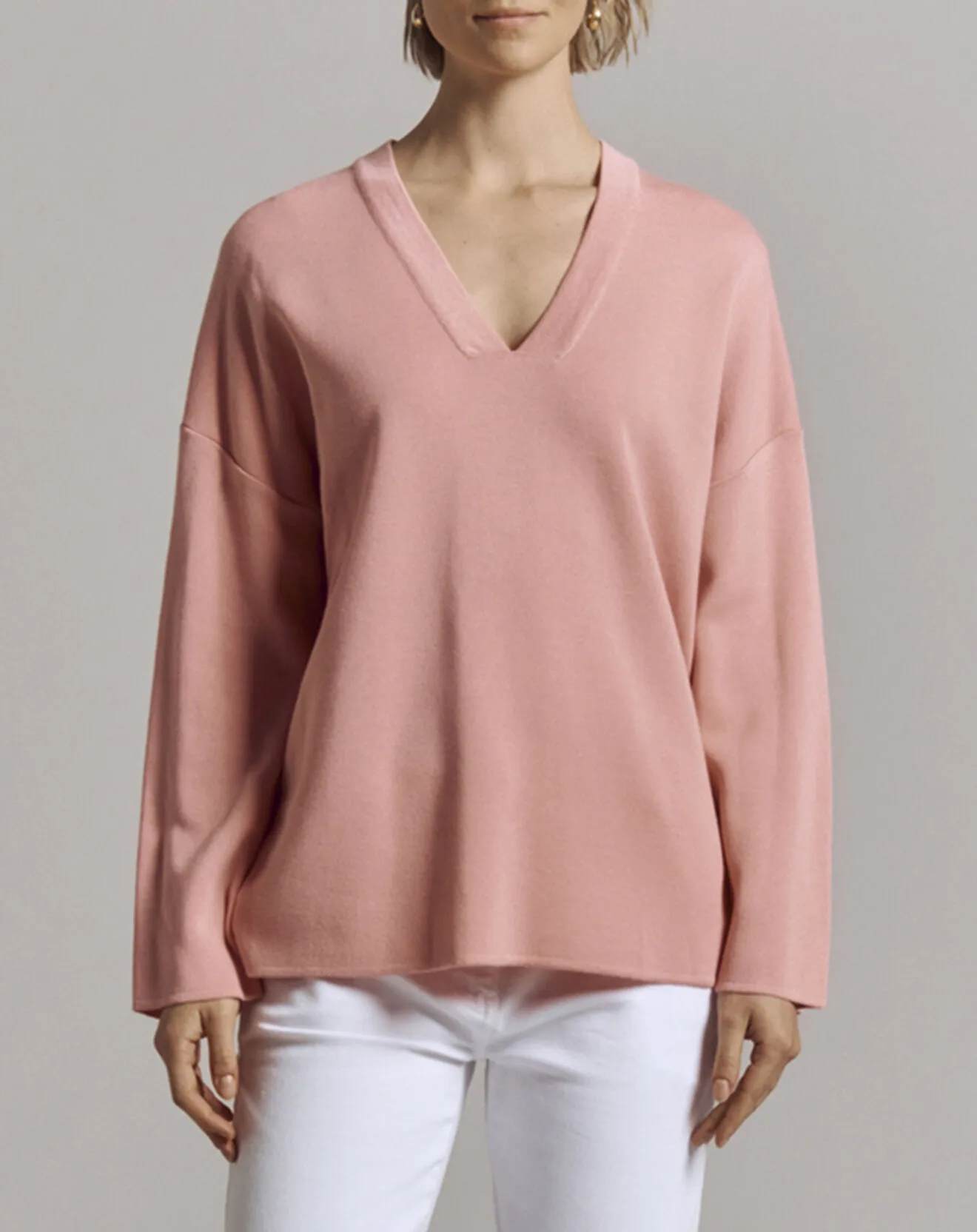 Pull en Laine mélangée Apollon rose ballerine