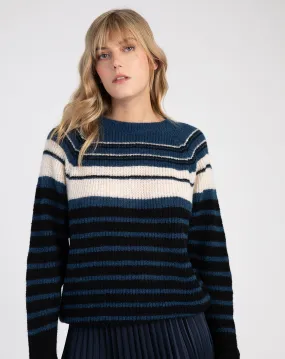 Pull en Mohair & Laine mélangés Lemulta noir