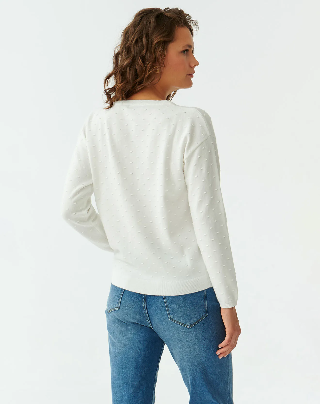 Pull Ewela blanc