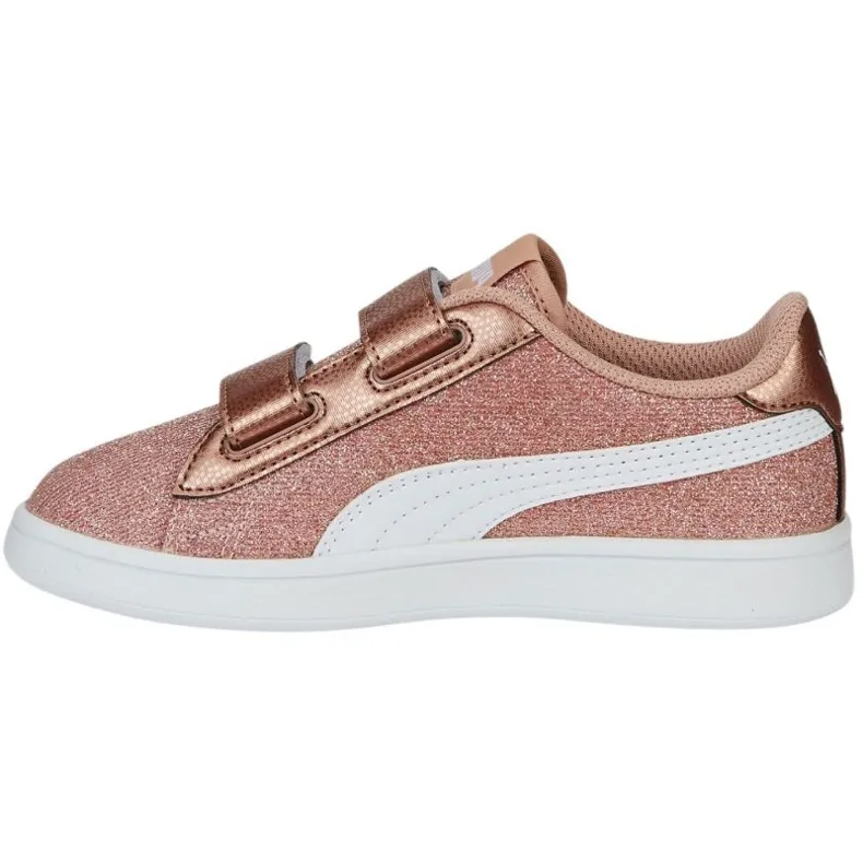 Puma Smash v2 Glitz Glam V PS Jr Chaussures 367378 29 beige