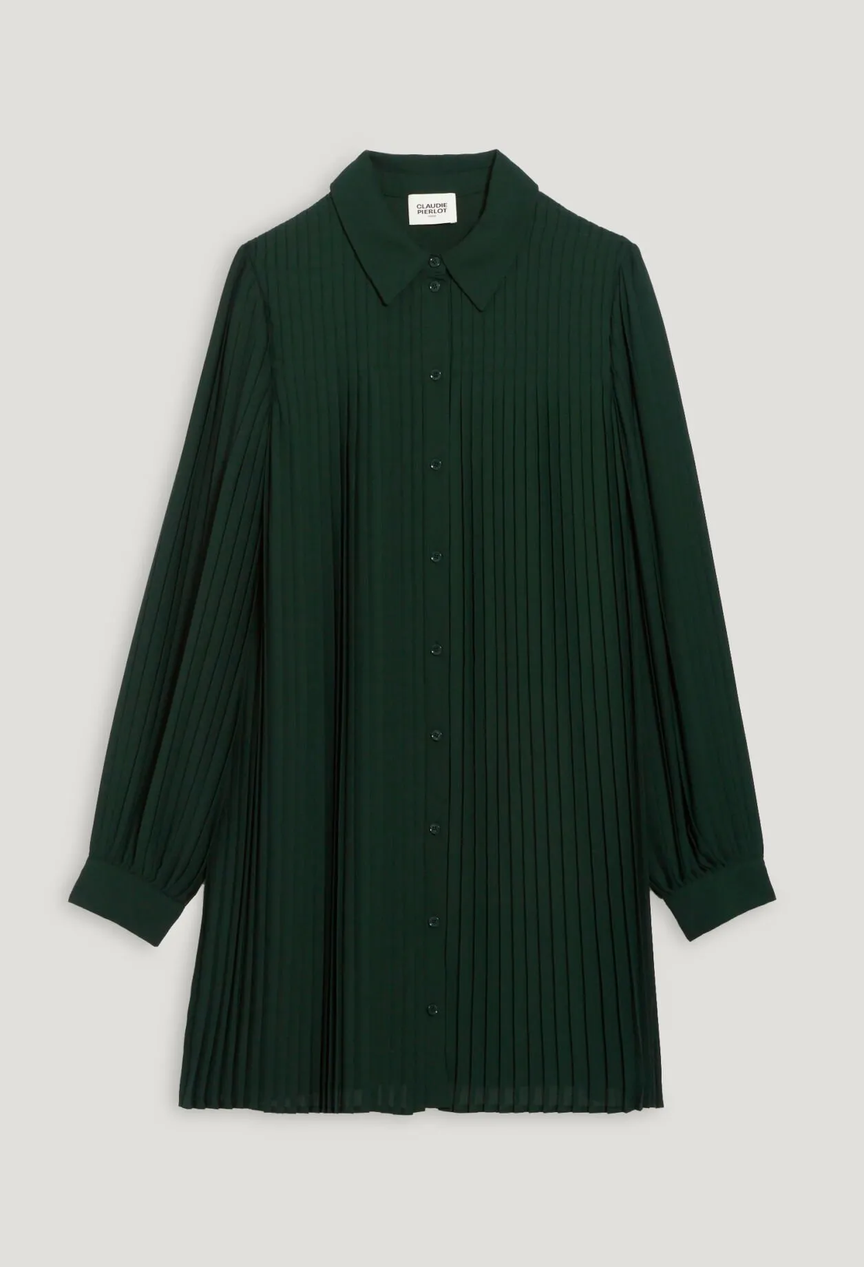 Robe courte plissée | Claudie FR