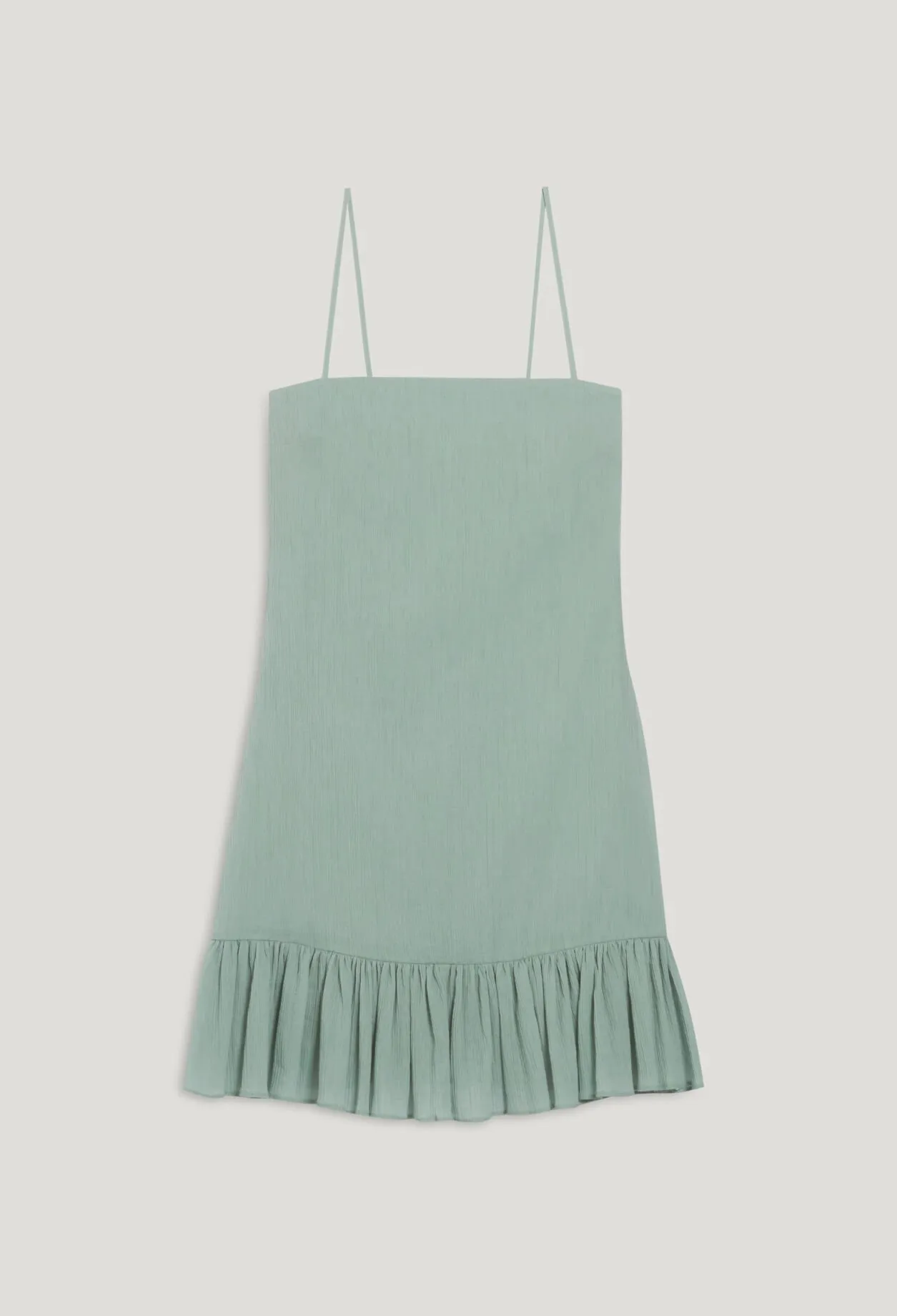 Robe courte volantée amande | Claudie FR