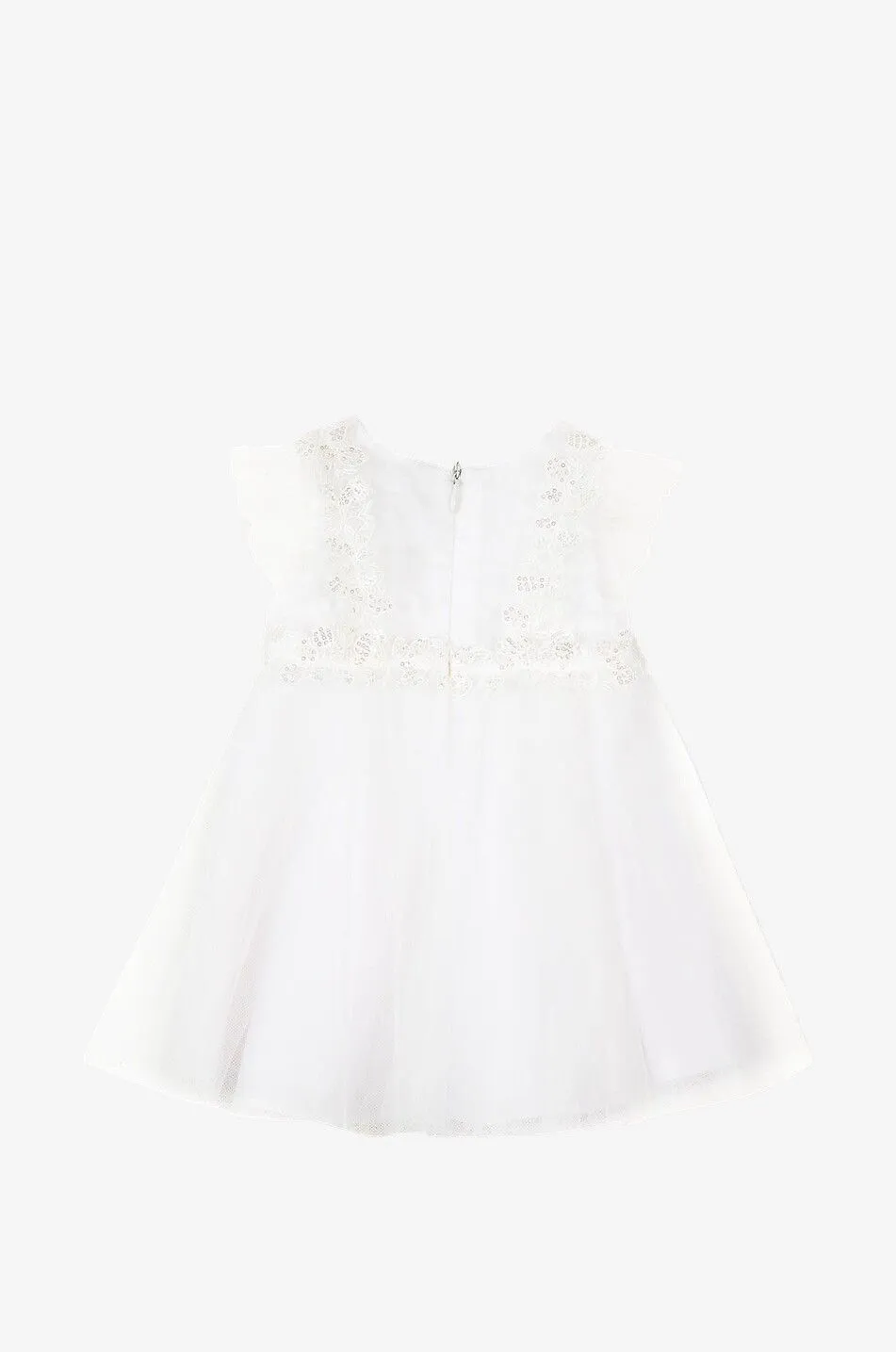 Robe en tulle et dentelle à broderies fille Cérémonie