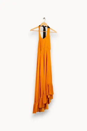 Robe longue orange - Taille M/38