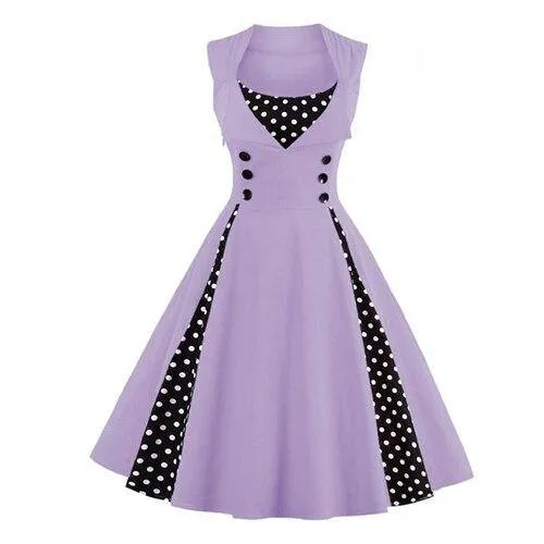 Robe Pin-Up  Violette Claire  Vintage 50's