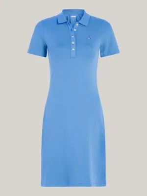 Robe-polo moulante 1985 Collection | Bleu | Tommy Hilfiger