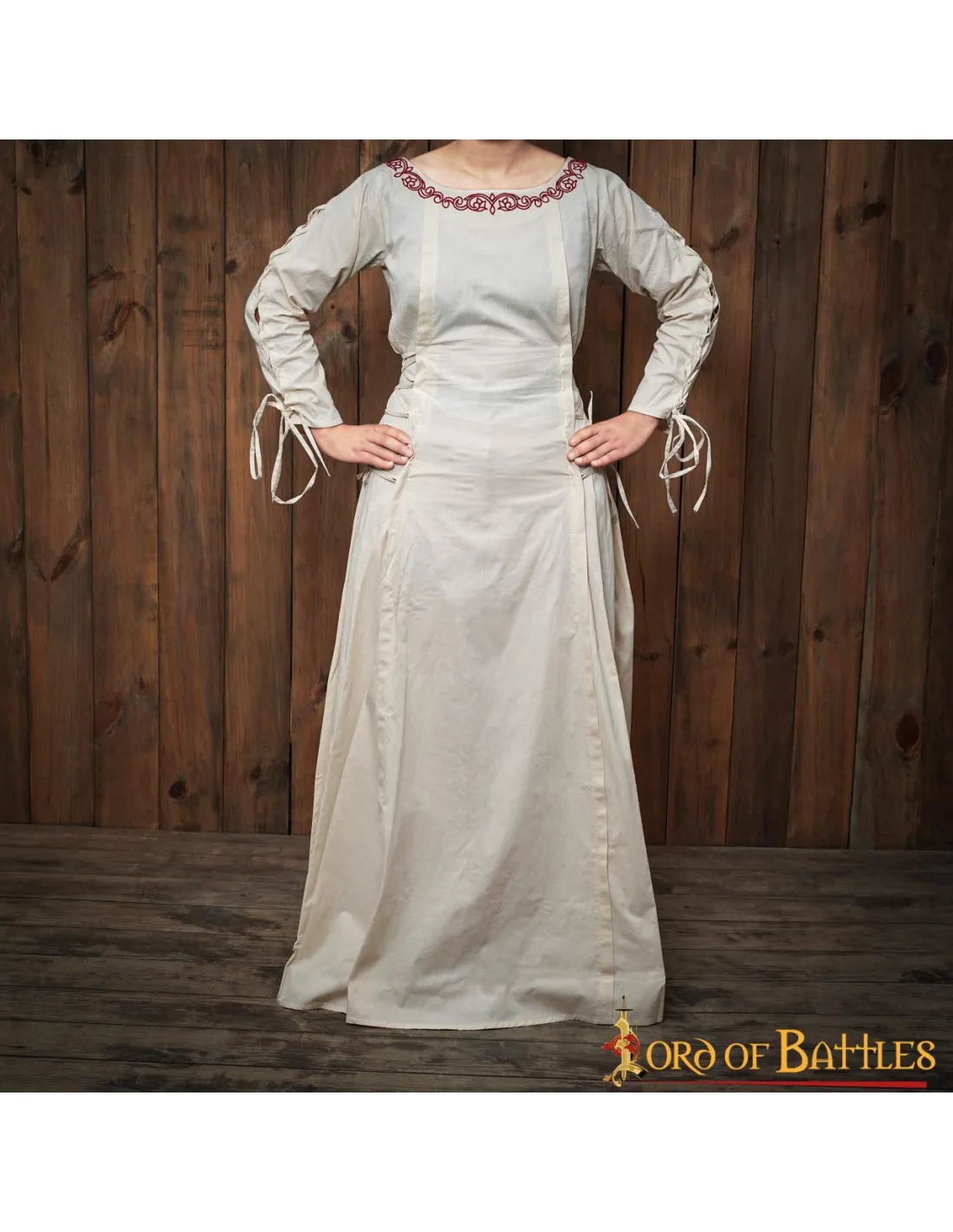 Robe princesse aventureuse médiévale en coton ⚔️ Boutique Épées